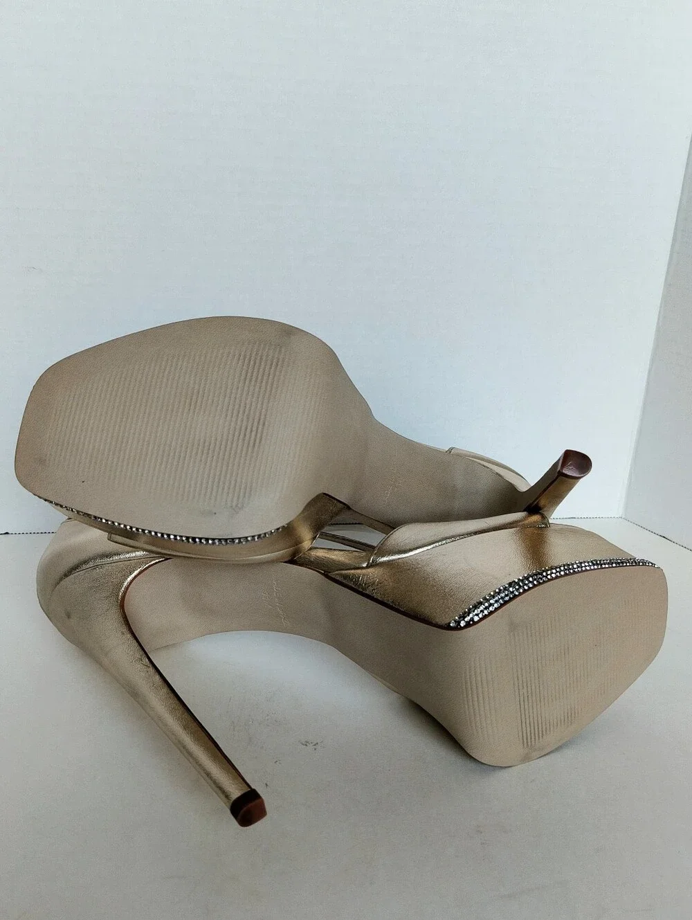 New w/o Box Steve Madden Keeva Ankle-Strap Platform Stiletto Dress Sandals